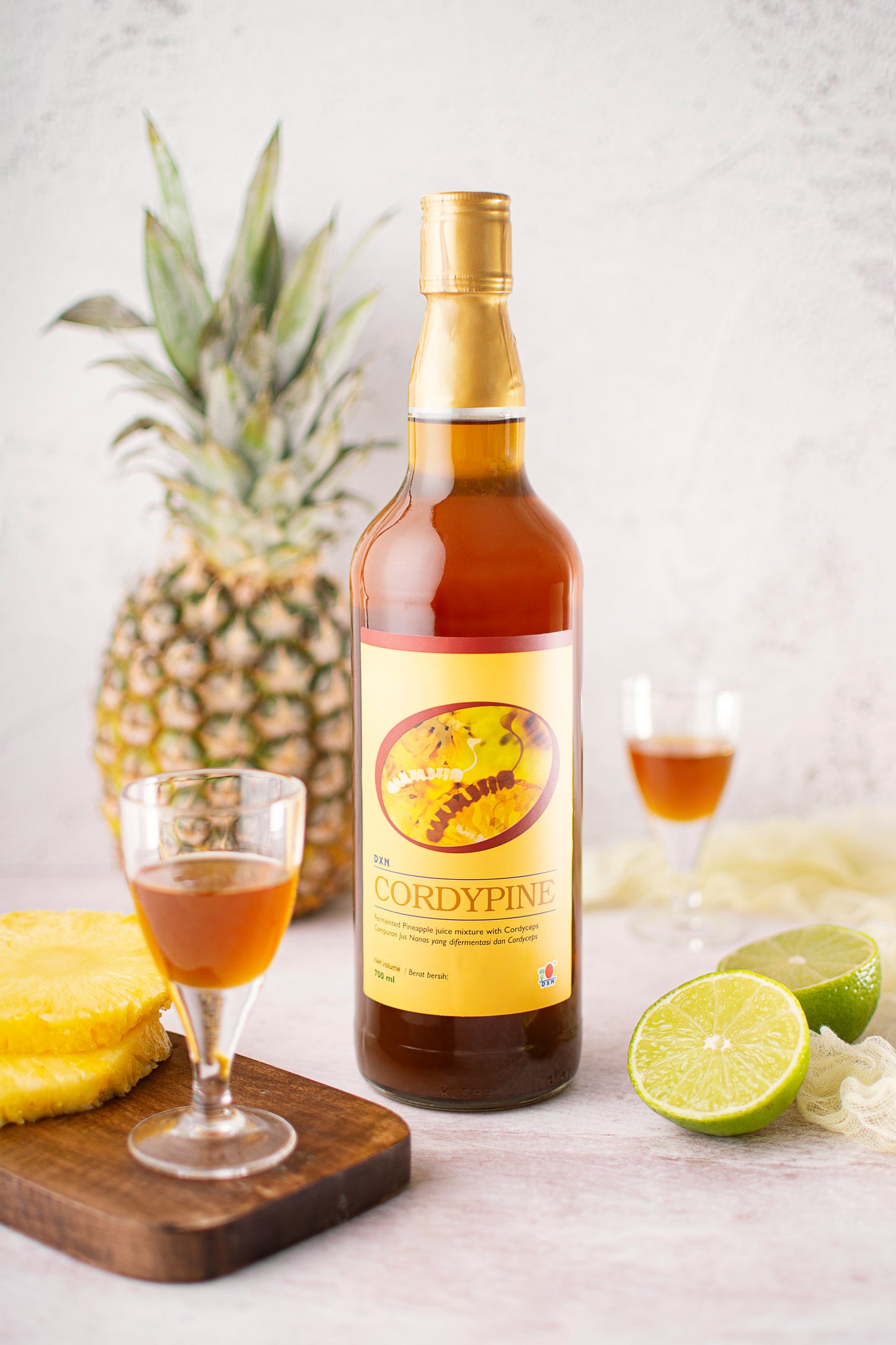 DXN Cordypine 700 ml Кордипайн 700мл (136,23 euro)– ензим от естествено ферментирал ананас и кордицепс