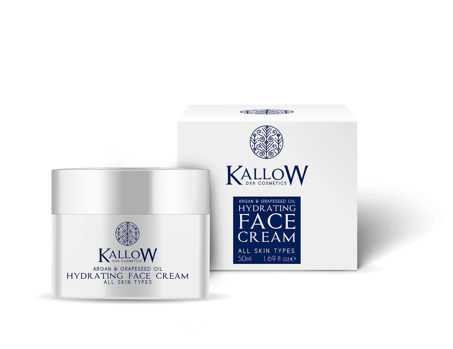 DXN Kallow – Argan & Grapeseed Oil (25,52 euro) Хидратиращ крем за лице